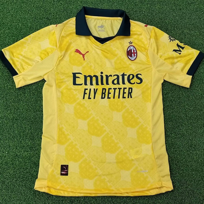 25-26 ACM Yellow Player Version Soccer Jersey