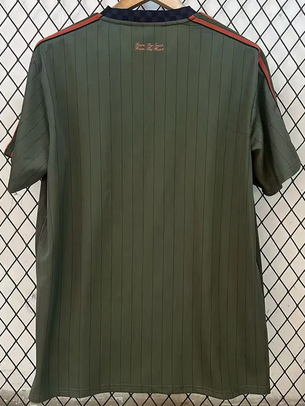 2025-26 Bayern Green Grey Casual Edition Fans Training shirts