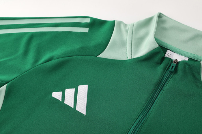 2024 AD Green Half Pull Tracksuit #AB07 (半拉链)