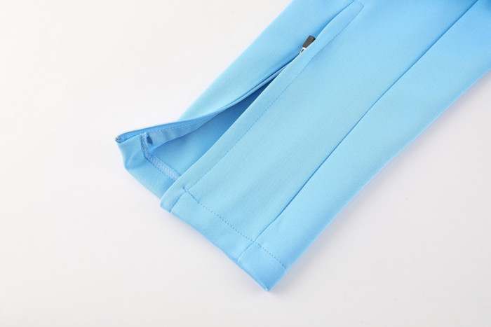 2024 AD Light blue Jacket Tracksuit #AJ20