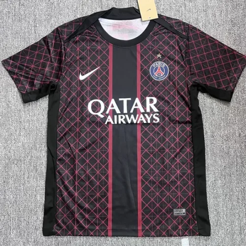 25-26 PSG Brown Red Special Edition Training shirts