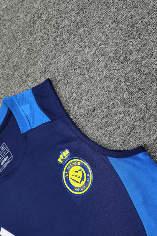 24-25 AL-Nassr Royal Blue Tank top and shorts suit