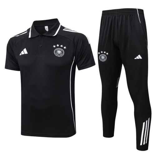 25-26 Germany Black Polo Tracksuit #C2560(四星)