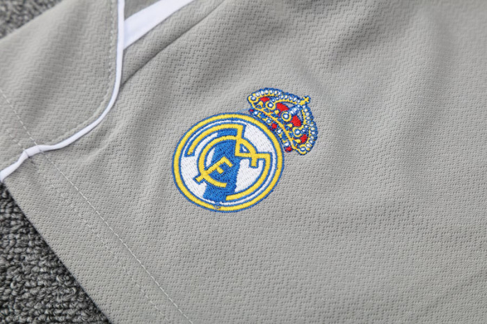 2025-26 RMA Grey white Training Short Suit