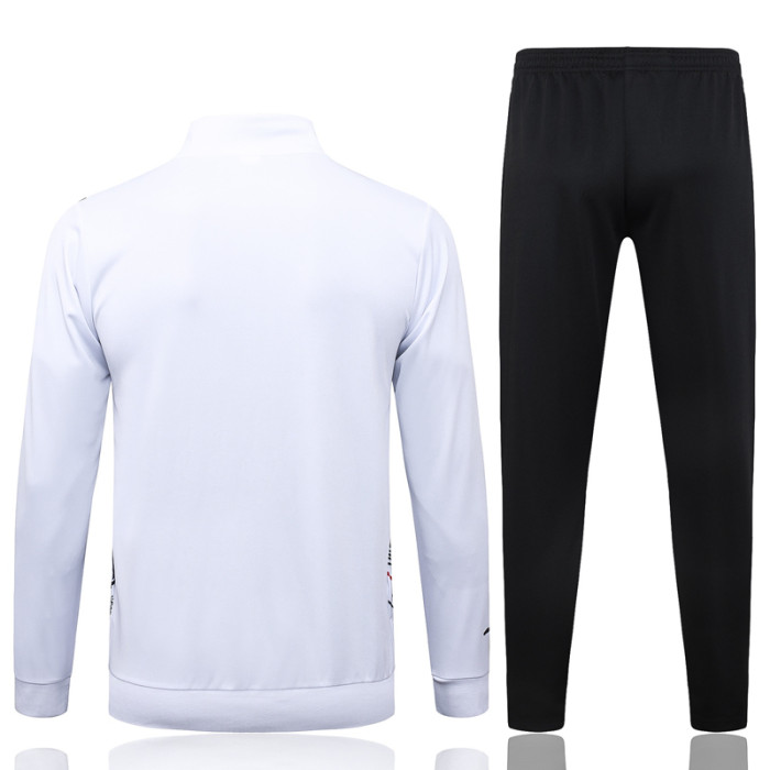 2025-26 Sao Paulo White Jacket Tracksuit #A2574