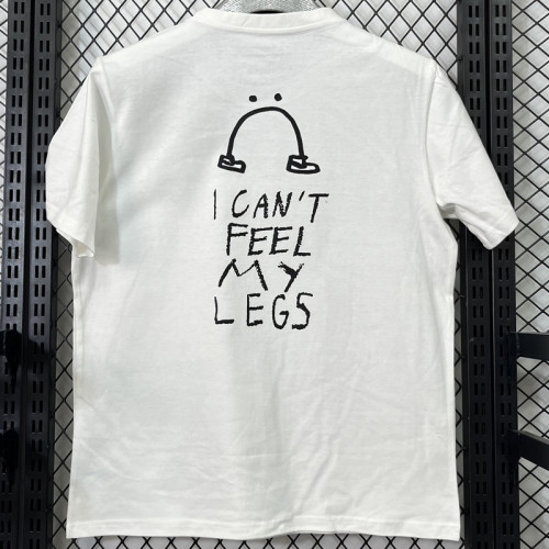 T207 NK White High Quality Casual T-Shirt