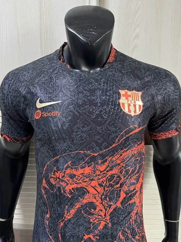 25-26 BAR Black Red Special Edition Player Version Training Shirts