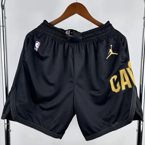 2023-24 Cleveland Cavaliers Black Edition Top Quality NBA Pants (Trapeze Edition) 飞人版