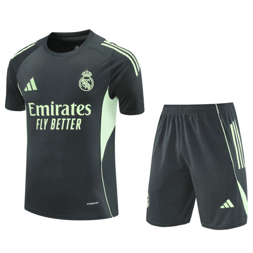 2025-26 RMA Army green Training Short Suit