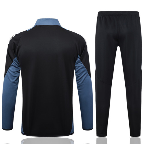 24-25 Man Utd Black Jacket Tracksuit #A796