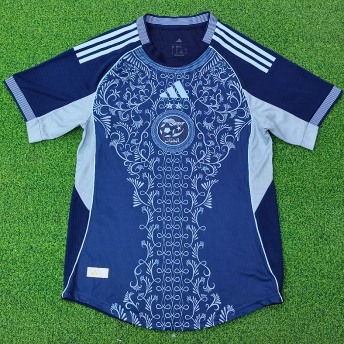 25-26 Algeria Blue Player Version Training shirts #A37