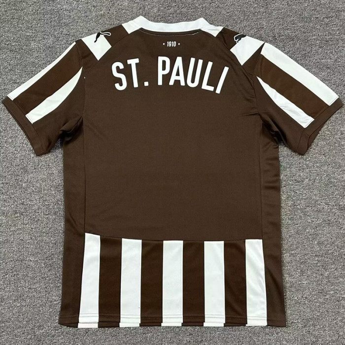 25-26 ST PAULI Home Fans Soccer Jersey