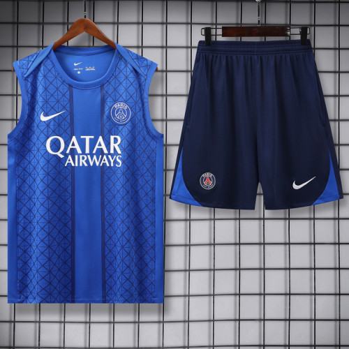 2025-26 PSG Blue Tank top and shorts suit