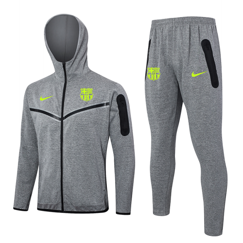 24-25 BAR Grey Hoodie Jacket Tracksuit #F577(绿标)