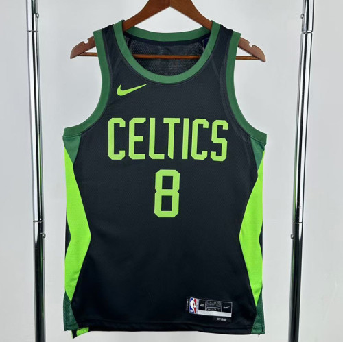 24-25 CELTICS PORZINGIS #8 Black City Edition Top Quality Hot Pressing NBA Jersey