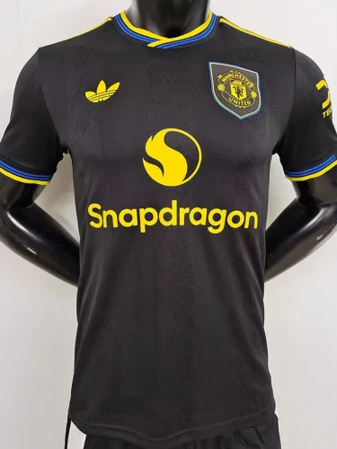 25-26 Man Utd Third Player Version Soccer Jersey