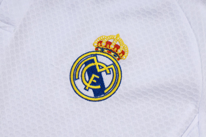 2025-26 RMA White Polo Tracksuit #C2552