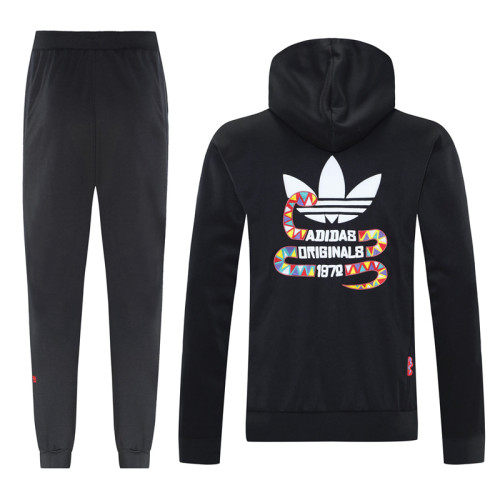 2025 AD Black Commemorative Edition Hoodie Tracksuit (卫衣套装)
