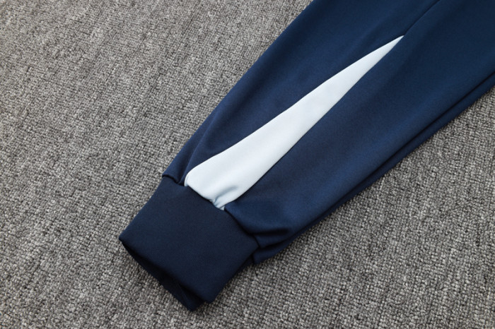 24-25 France Light blue Hoodie Jacket Tracksuit #F587