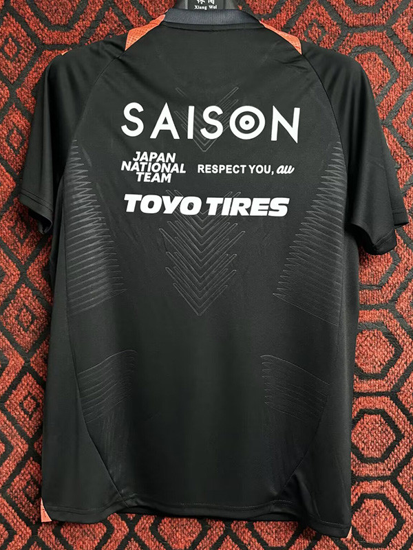 24-25 Japan Black Training Shirts