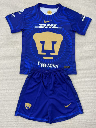 2025-26 Pumas UNAM Away Kids Soccer Jersey