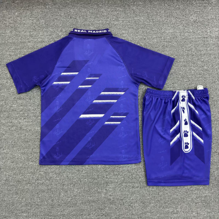 1994-1996 RMA Away Kids Retro Soccer Jersey