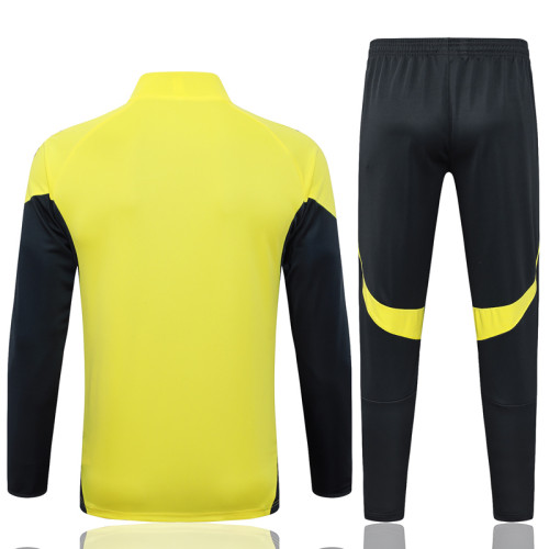 2025-26 RMA Yellow Kids Jacket Tracksuit #E25112(童装）