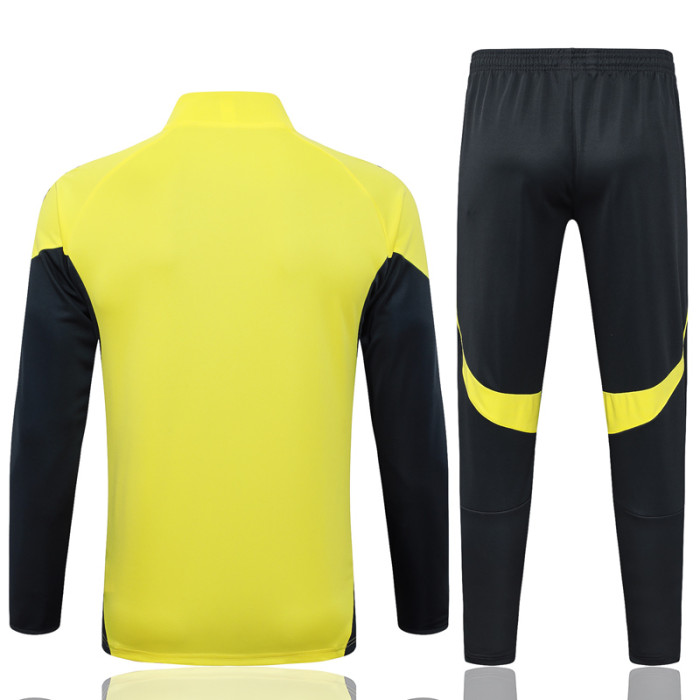 2025-26 RMA Yellow Kids Jacket Tracksuit #E25112(童装）