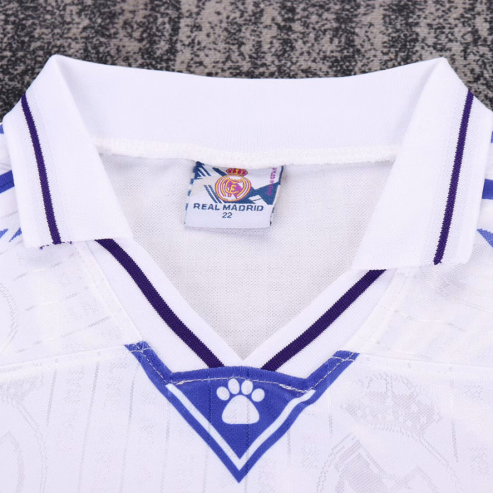 1996-1997 RMA Home Kids Retro Soccer Jersey