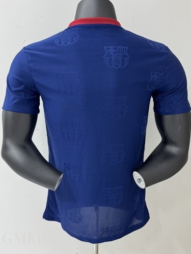 25-26 BAR Royal Blue Special Edition Player Version Training Shirts (标队印花)