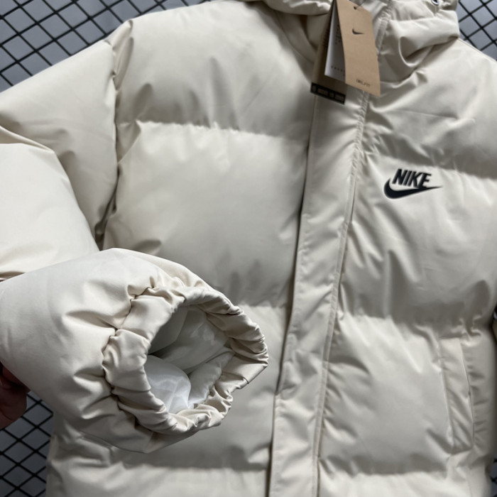 24-25 MF3 NK White Hooded Cotton Coat #棉衣