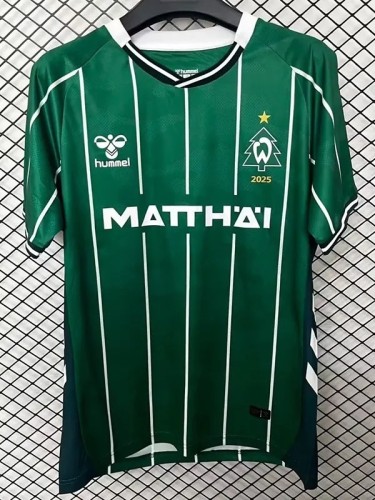25-26 Werder Bremen Home Fans Soccer Jersey