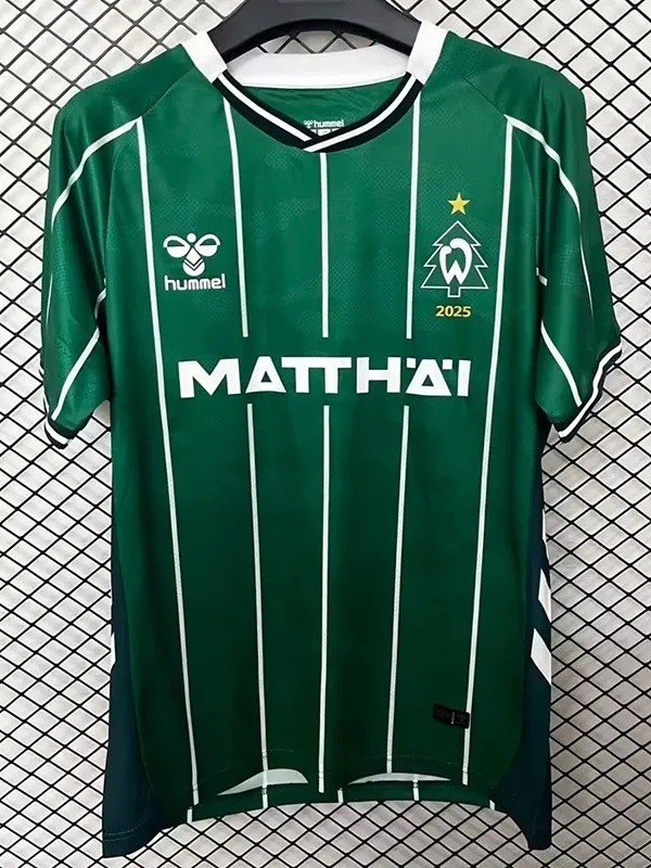25-26 Werder Bremen Home Fans Soccer Jersey