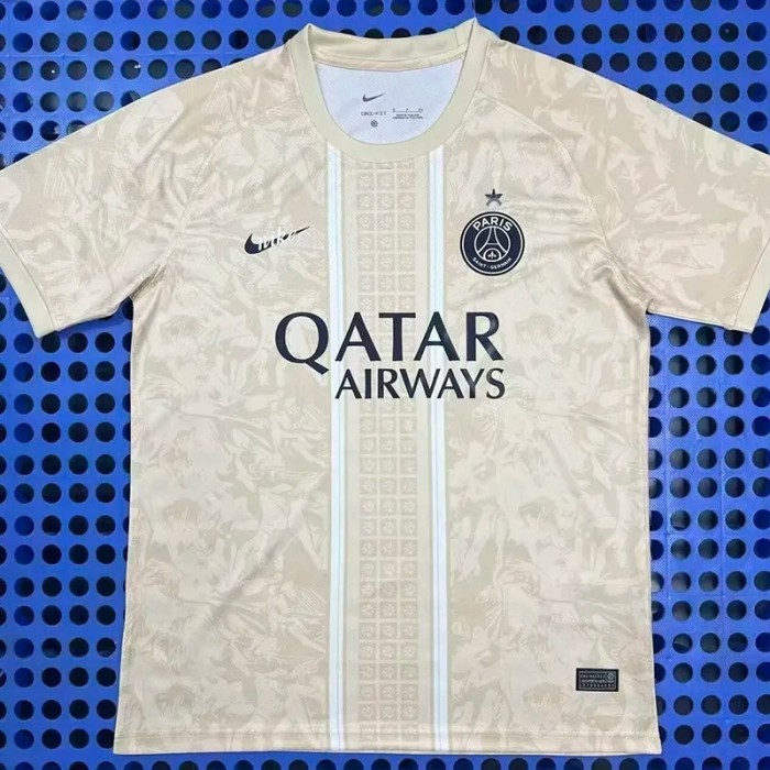 25-26 PSG Special Yellow Fan Soccer Jersey