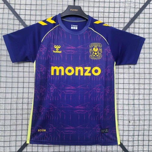 25-26 Coventry City  Goalkeeper blue Fans Soccer Jersey