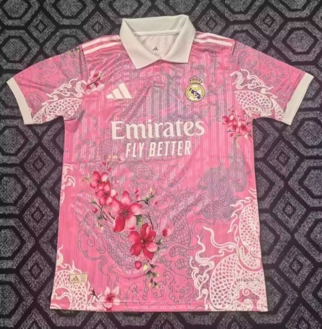 2026-27 Real Madrid Pink Fans Version Soccer Jersey