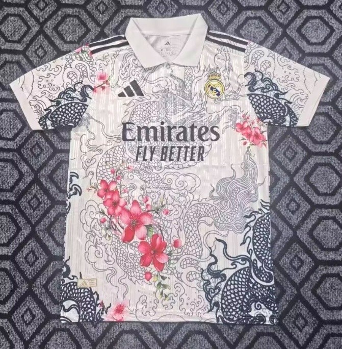 2026-27 Real Madrid White Fans Version Soccer Jersey