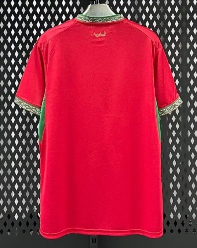 2026-27 Morocco Home Red Fans Soccer Jersey
