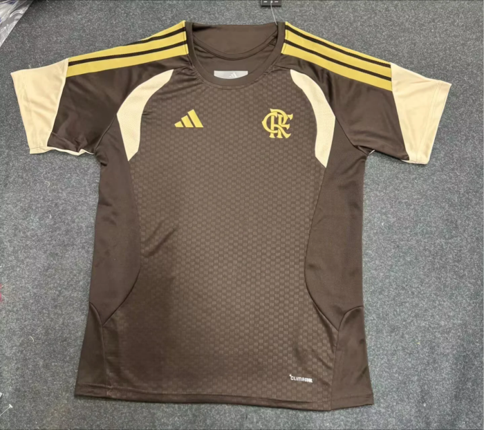 25-26 Flamengo Grey Training Soccer Jersey