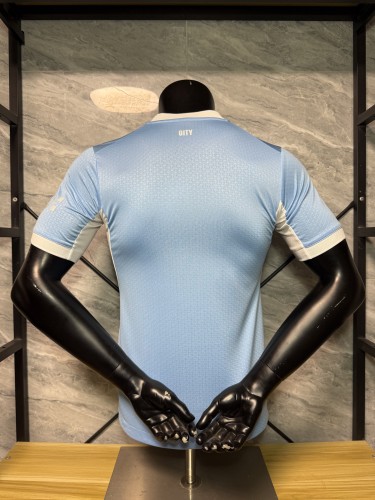 2026-27 Man City Blue Player Version Soccer Jersey