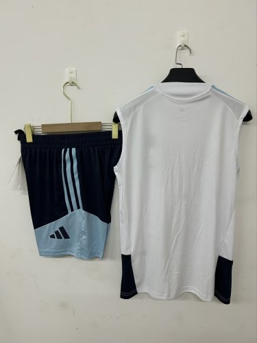 26 27 Argentina Training Suit White Vest