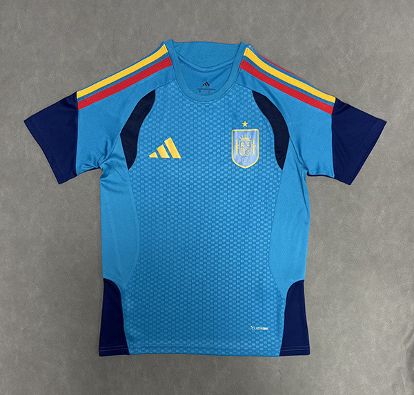 2026 Spain World Cup Light-Blue Color Football Training Shirt
