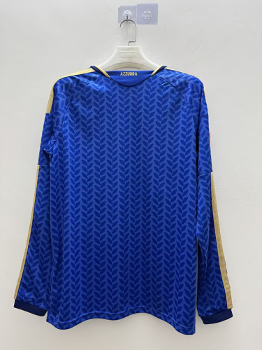 2026 World Cup Italy Home Long Sleeve Football Jersey