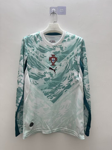 2026 World Cup Portugal Away Long Sleeve Football Jersey