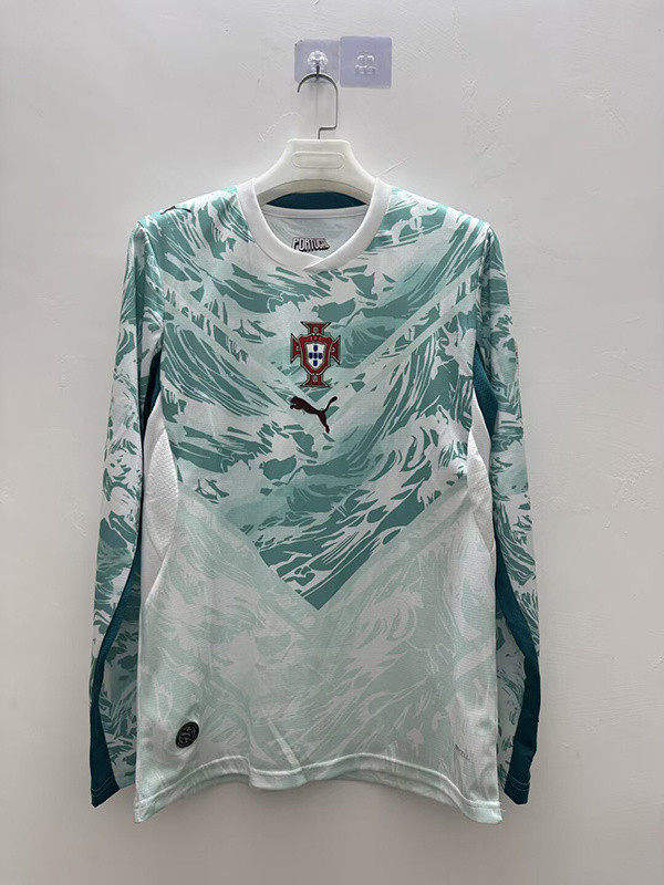 2026 World Cup Portugal Away Long Sleeve Football Jersey
