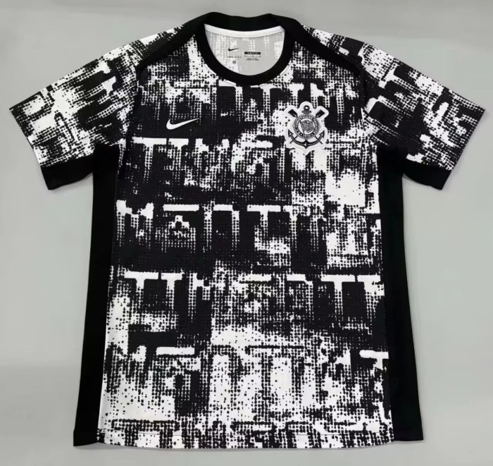 2026-27 Corinthians Black Pre-match uniform Training shirts