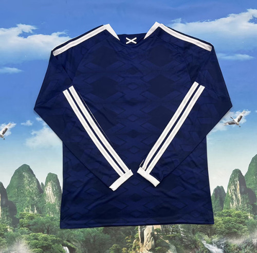 2026 World Cup Scotland Home Long Sleeve Football Jersey