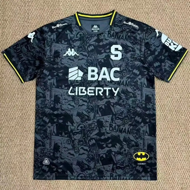 2025-26 Costa Rica Saprissa Batman Black Soccer Jersey