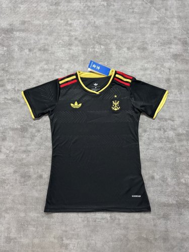 2025-26 Flamengo Black Specail Edition Women Soccer Jersey