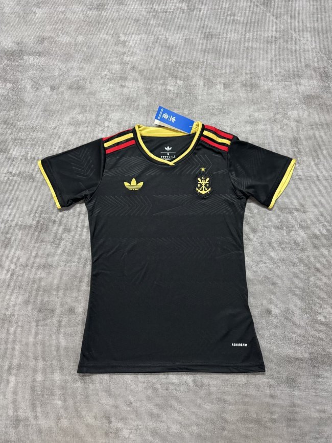 2025-26 Flamengo Black Specail Edition Women Soccer Jersey